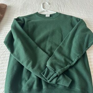 Hanes Men's Forest Green Crewneck Sweater